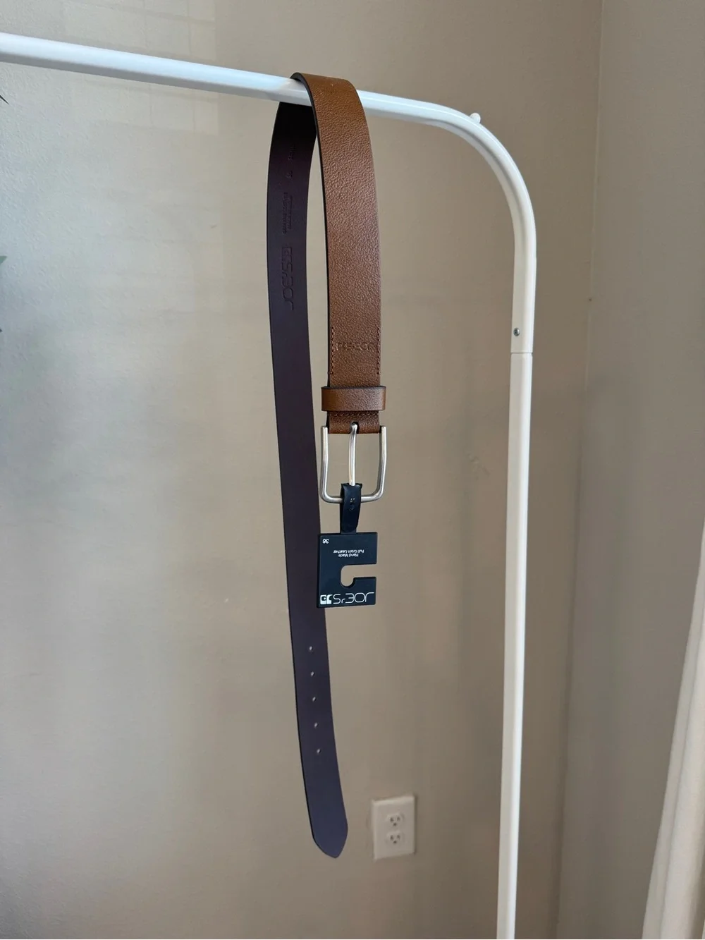 Joe’s Men's Brown Leather Belt Size 36